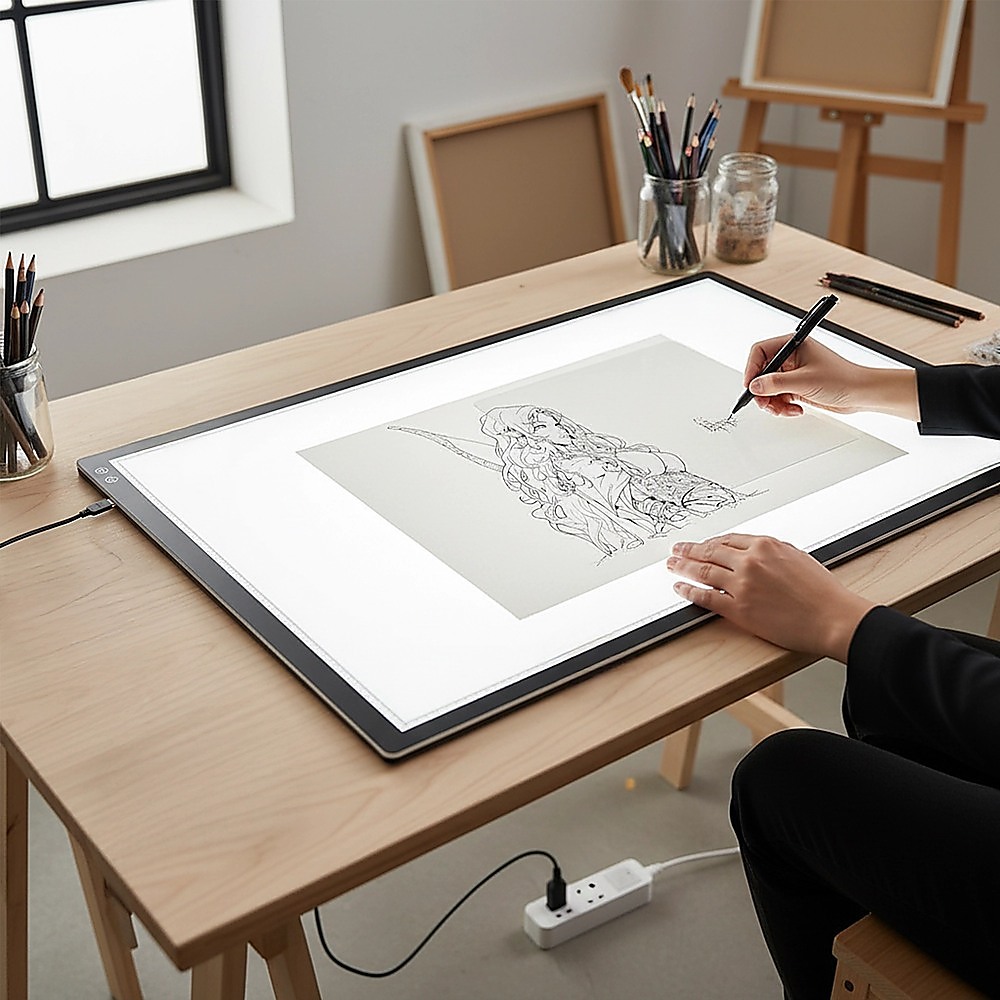 A1 LED Light Box for Drawing, Calligraphy & Tracing Artists Pad - Image 2