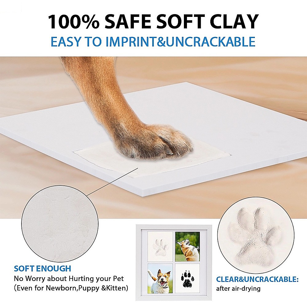 Pet Paw Print Kit DIY Photo Frame for Dogs & Cats Keepsake - Image 6