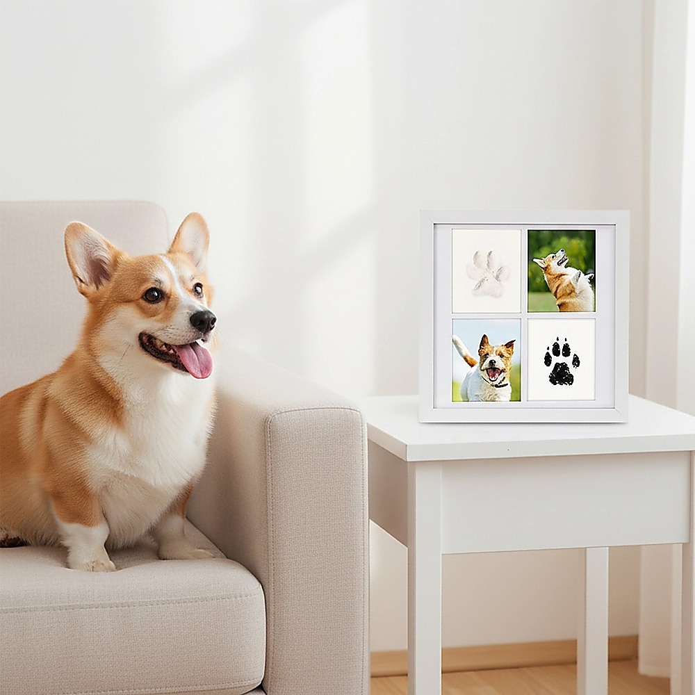 Pet Paw Print Kit DIY Photo Frame for Dogs & Cats Keepsake - Image 7