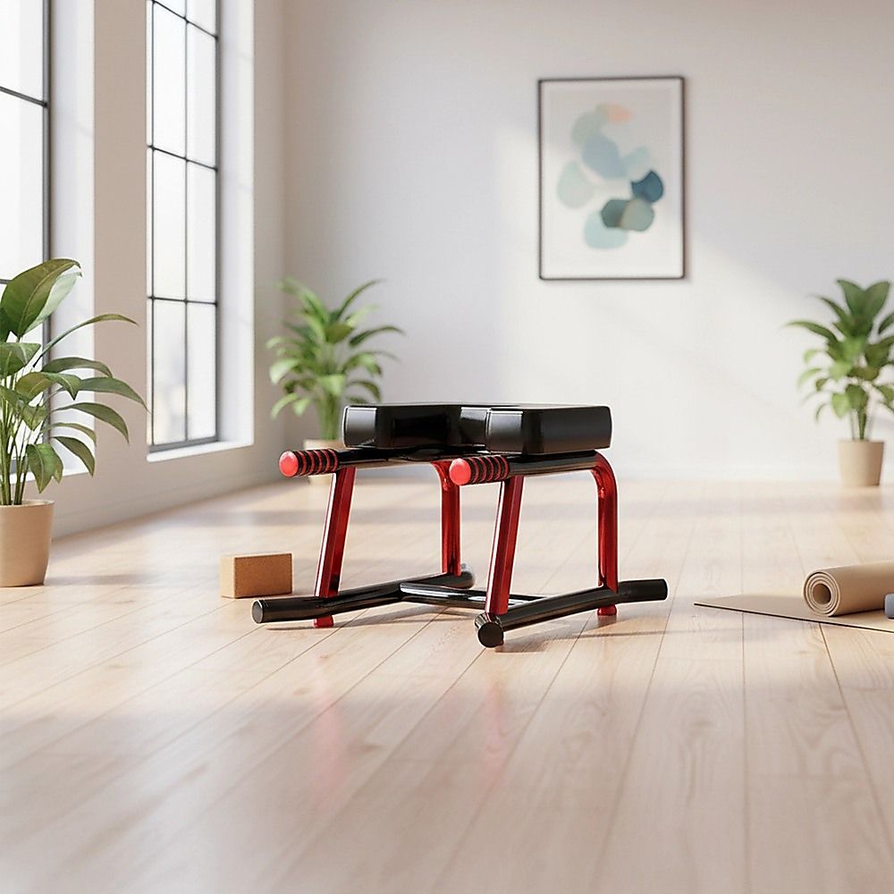 Headstand Yoga Bench with Padded Support for Inversion Training - Image 7