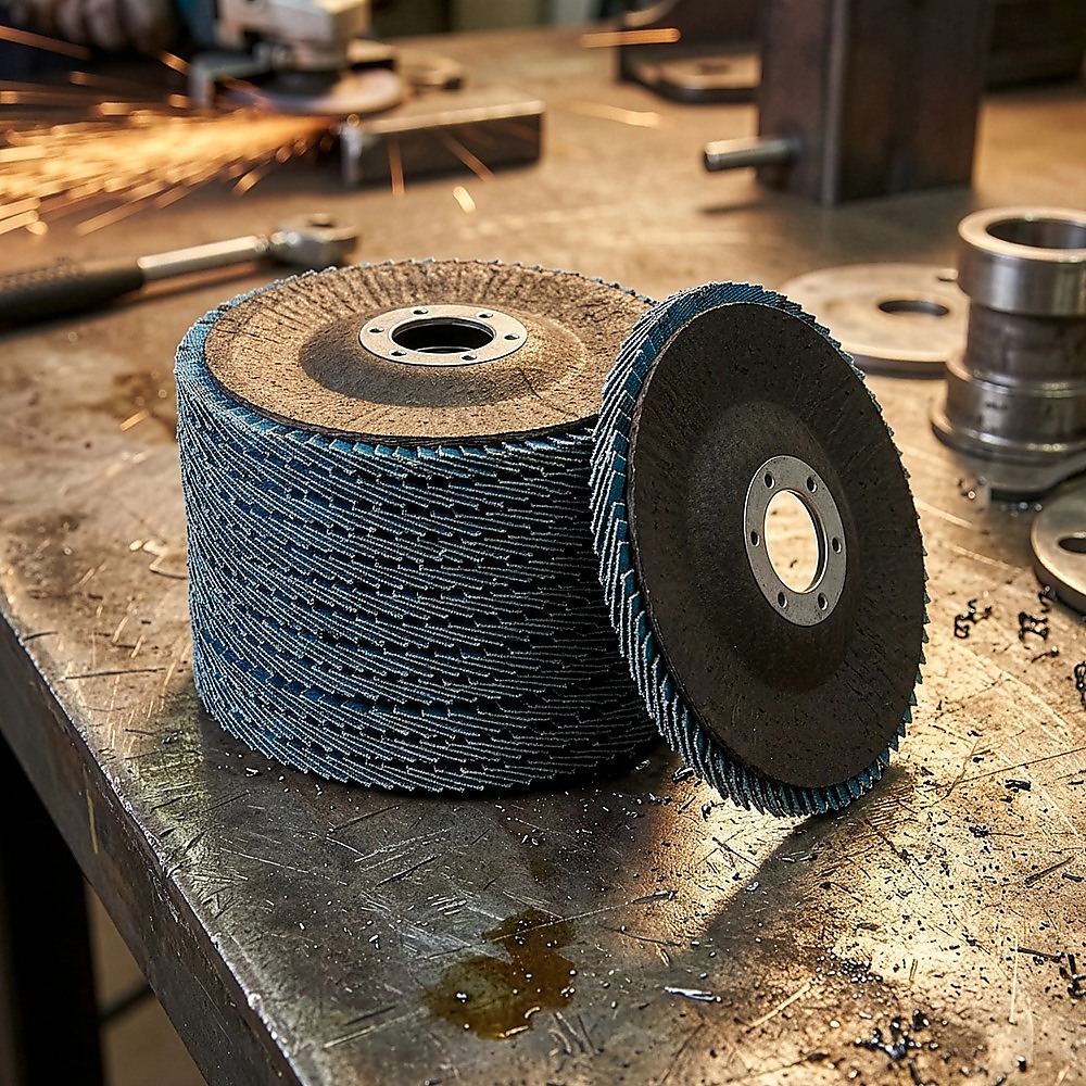 40 Grit Zirconia Flap Discs 4.5in 40 Pack for Angle Grinder Grinding - Image 5