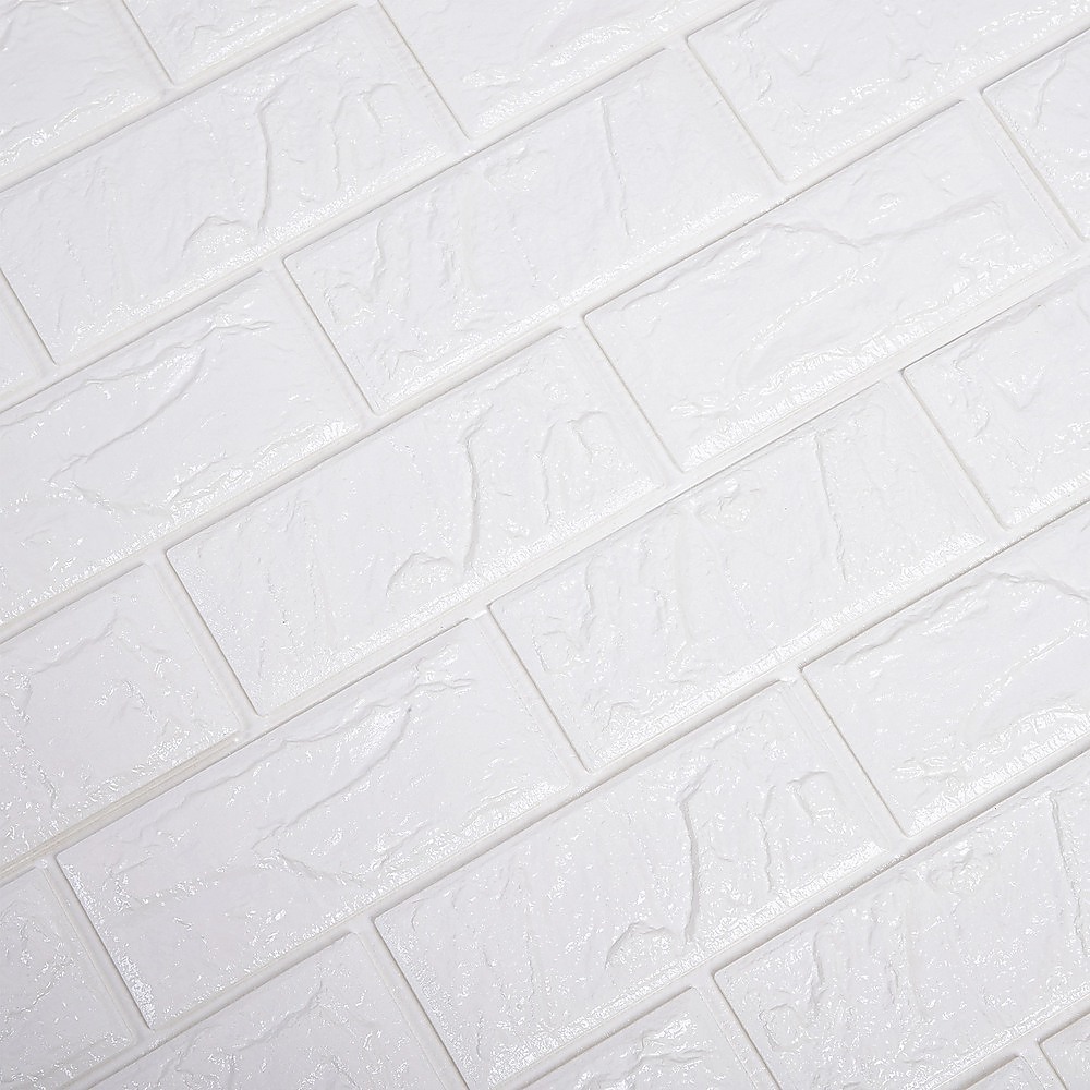 3D Brick Wall Tile Stickers 60x30cm – 50 Pack Peel & Stick Wallpaper - Image 8