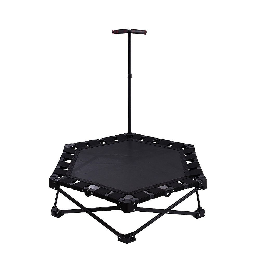 Foldable Fitness Trampoline with Handle Compact Folding Rebounder - Image 6