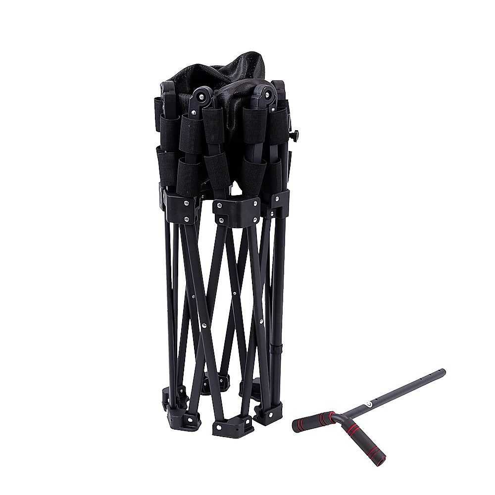 Foldable Fitness Trampoline with Handle Compact Folding Rebounder - Image 8