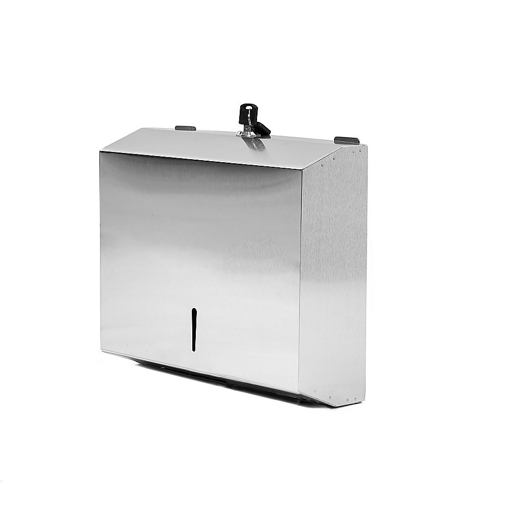 304 Stainless Steel Wall Mounted Paper Towel Dispenser Holder - Image 1