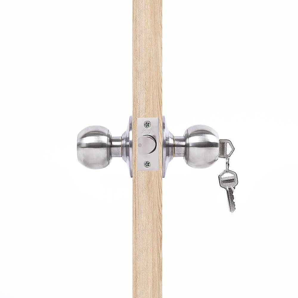 Round Door Lock Knob Set for Internal and Entry Doors - Image 3