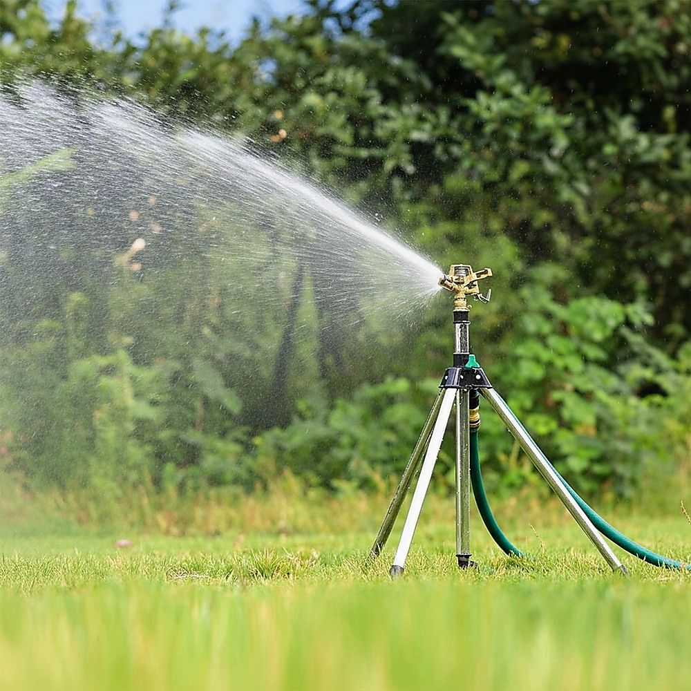 Tripod Rotating Sprinkler Automatic Irrigation Garden Watering - Image 5