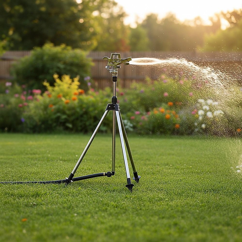 Tripod Rotating Sprinkler Automatic Irrigation Garden Watering - Image 7