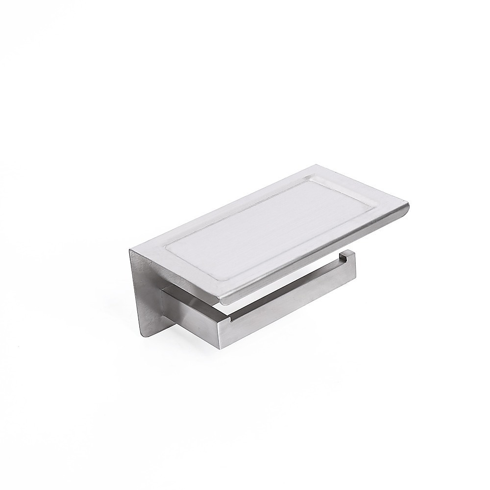 Toilet Paper Holder 304 Stainless Steel Roll Hook Storage Rack - Image 5