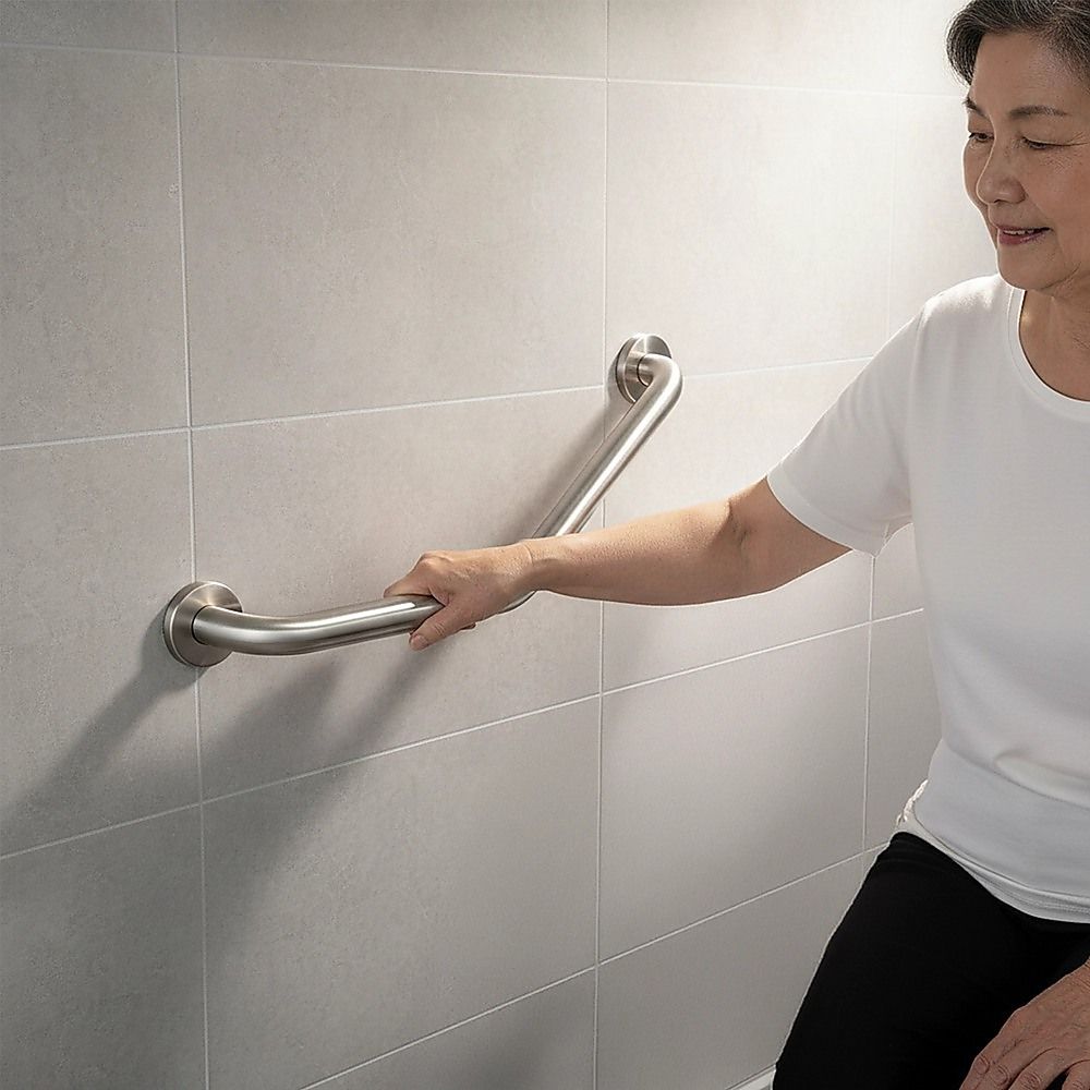 Stainless Steel Safety Grab Bar for Toilet Bathroom Bathtub Support - Image 5