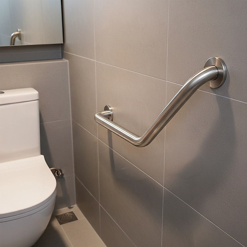 Stainless Steel Safety Grab Bar for Toilet Bathroom Bathtub Support - Image 7
