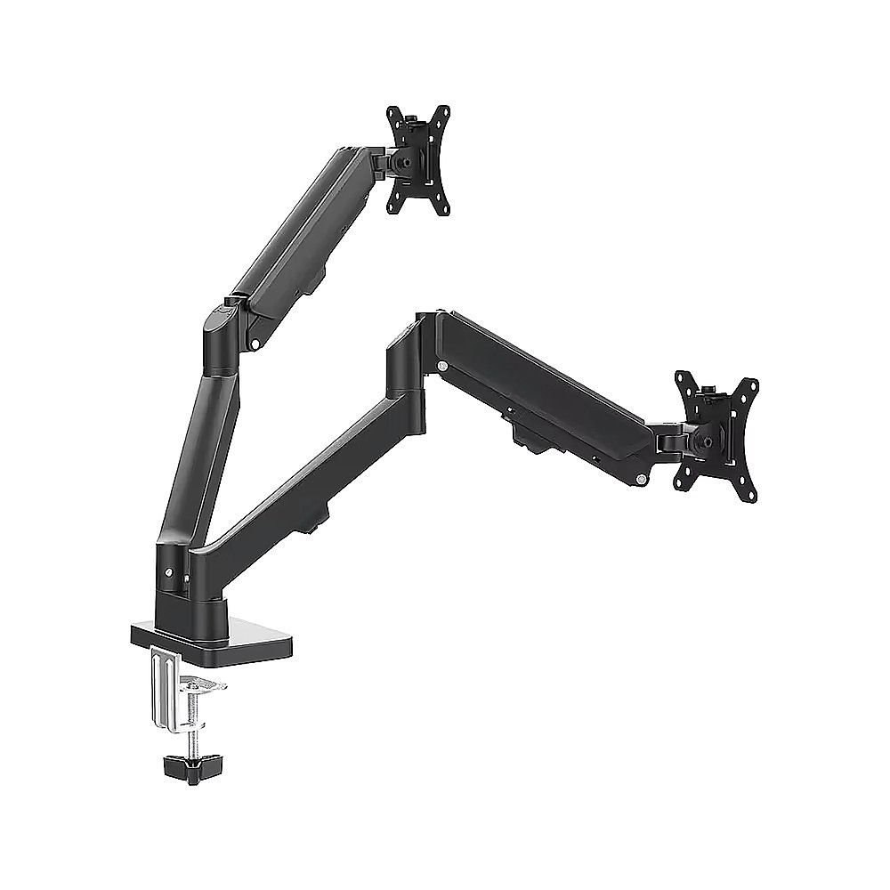 Dual Arm Monitor Desk Mount Bracket Spring Assisted 17–32 Inch Full Motion - Image 8
