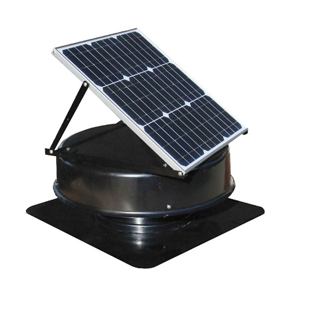 35W Solar Roof Vent Fan Exhaust Attic Ventilation for Home Garage Van - Image 1