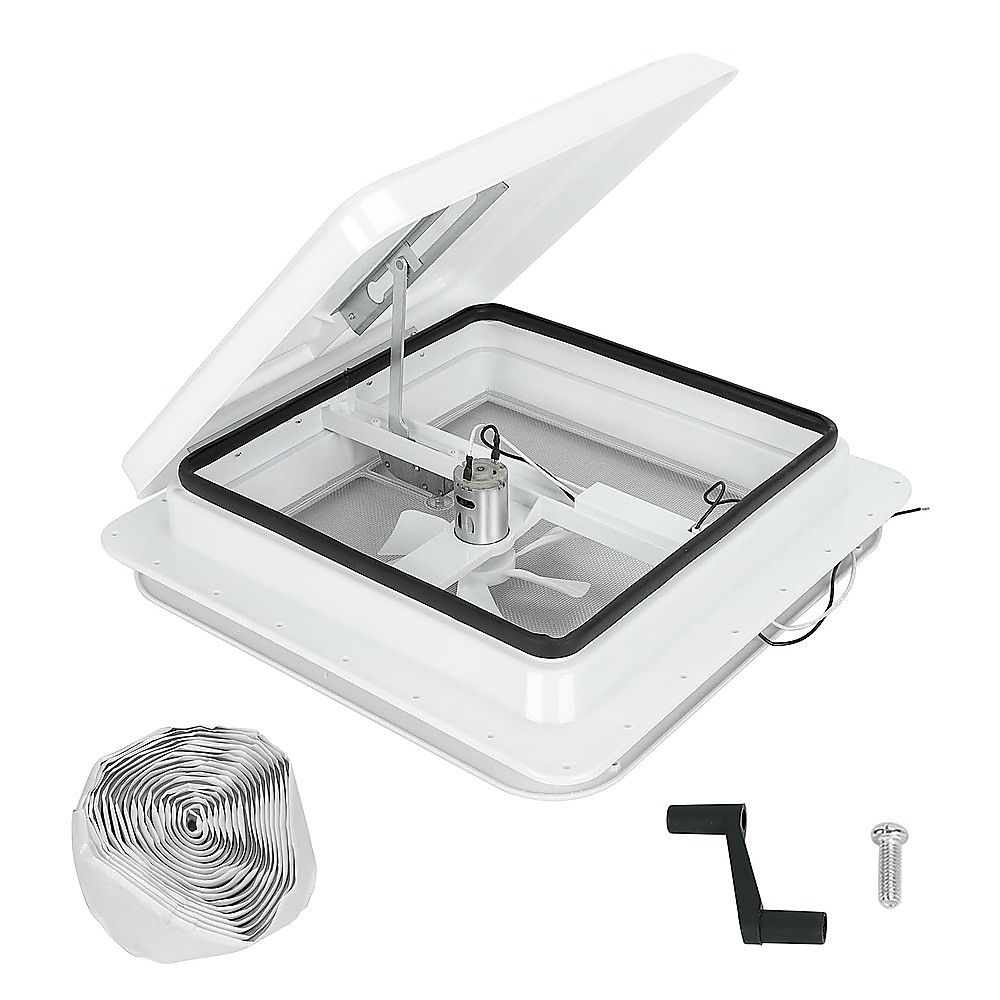 400x400mm Roof Vent Skylight for Caravan Motorhome - Image 1