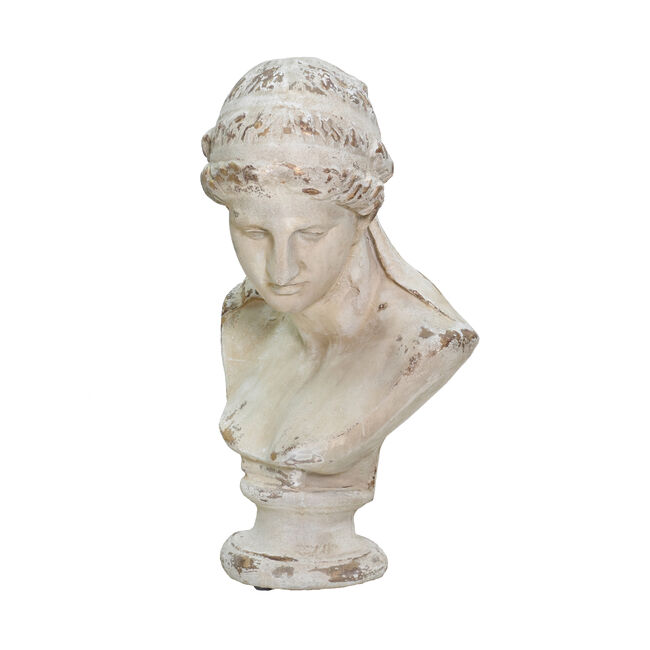 Artemis Bust w Distressed Finish 66cm - Image 1