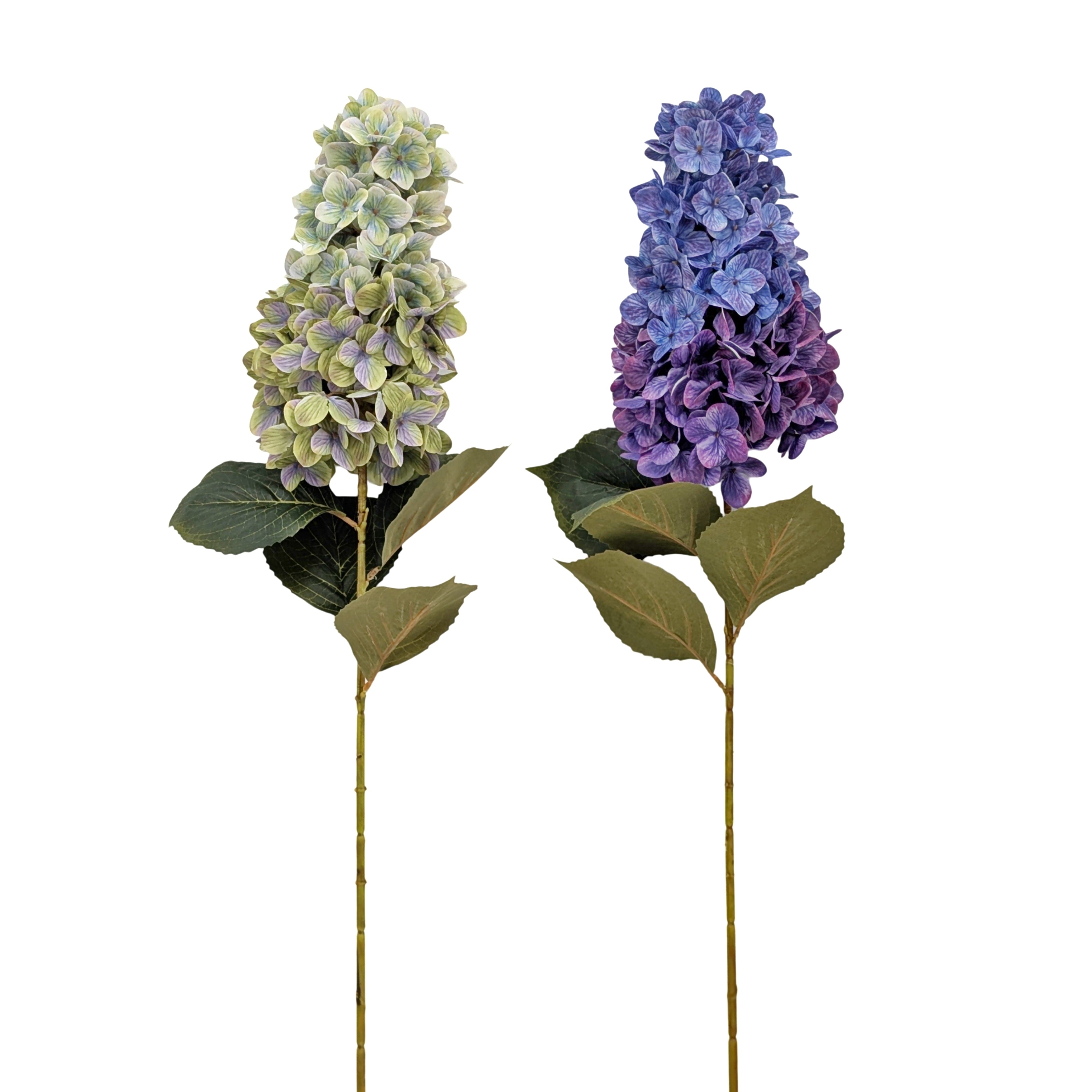 bulk 12 Artificial Hydrangea Stem 2 Asst 83cm - Image 1