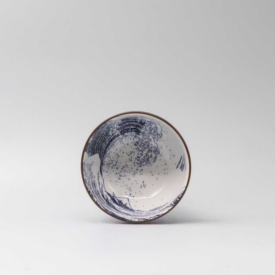 Bowl U Shaped 12.5cm Hokusai Fuji Design - Image 4