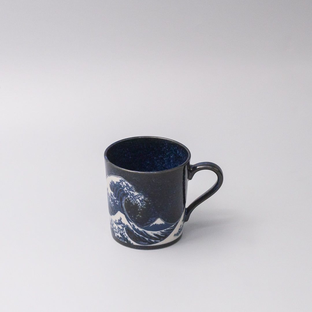 Mug with Handle 300ml Great Wave Design - Image 1
