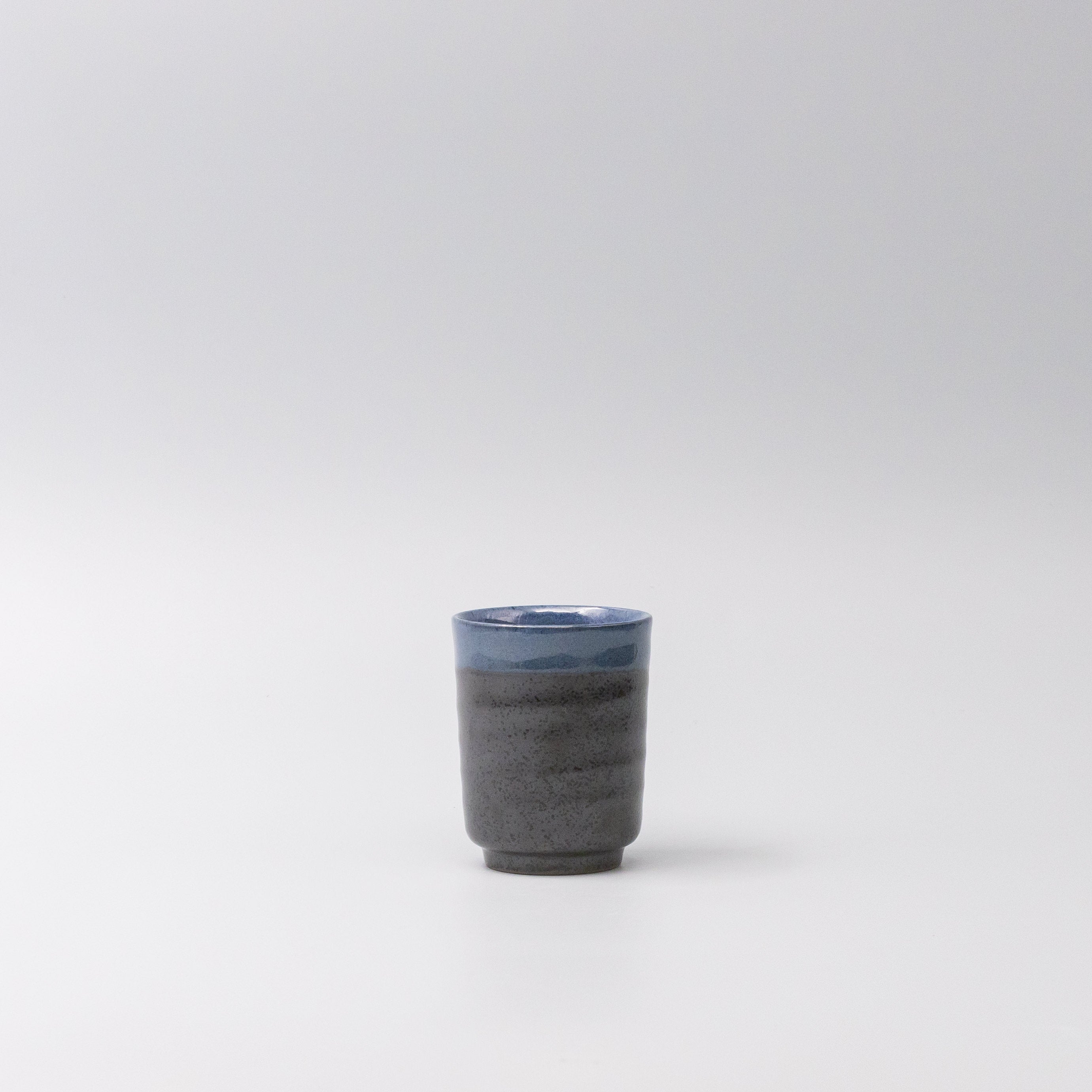 Mug 170ml Blue & Black Glaze - Image 4