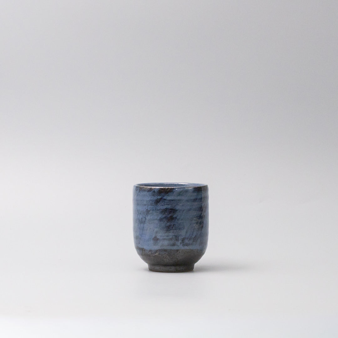 Mug Yunomi 280ml Indigo Black Glaze - Image 1