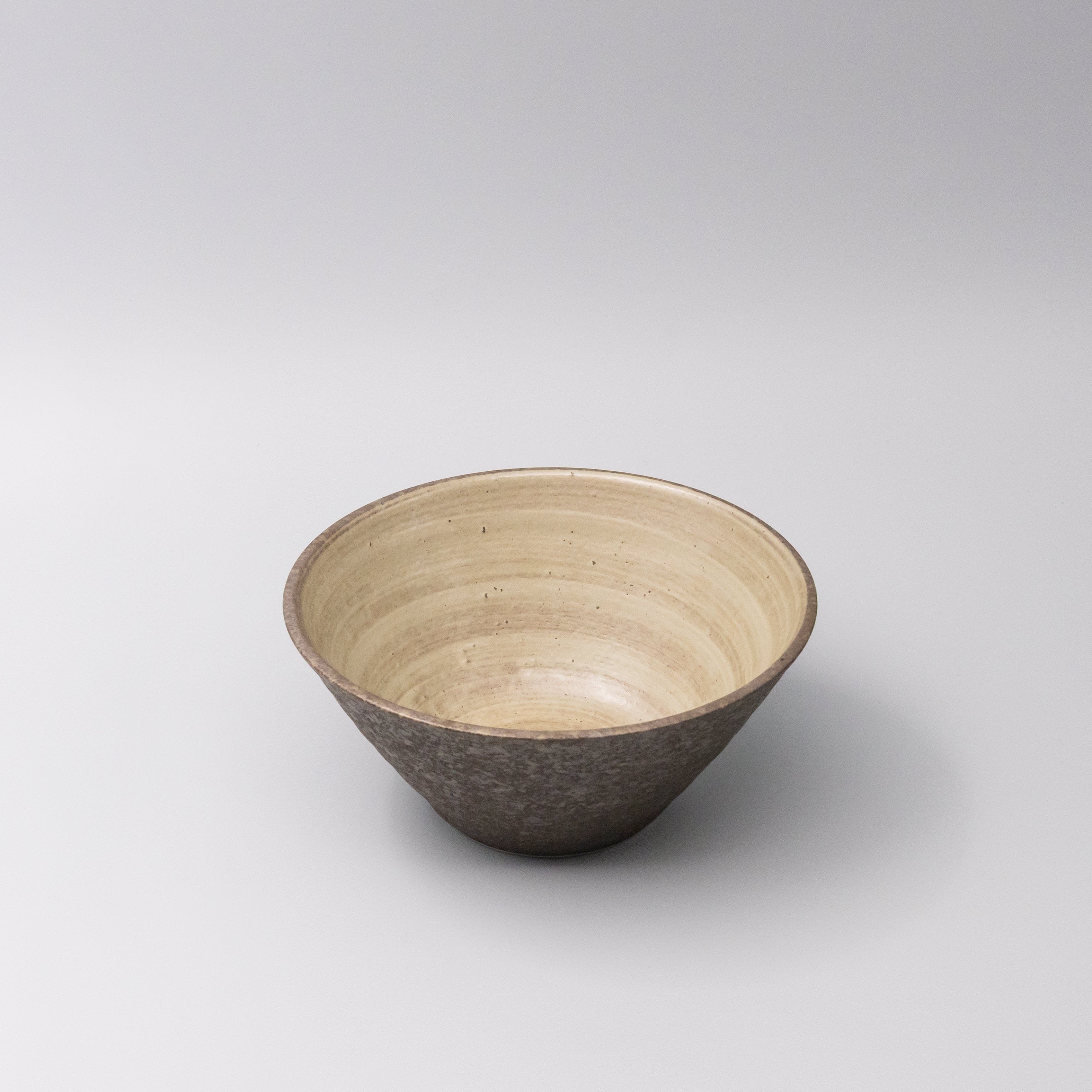 Bowl 19.5cm V Shape Nin Rin Glaze - Image 1