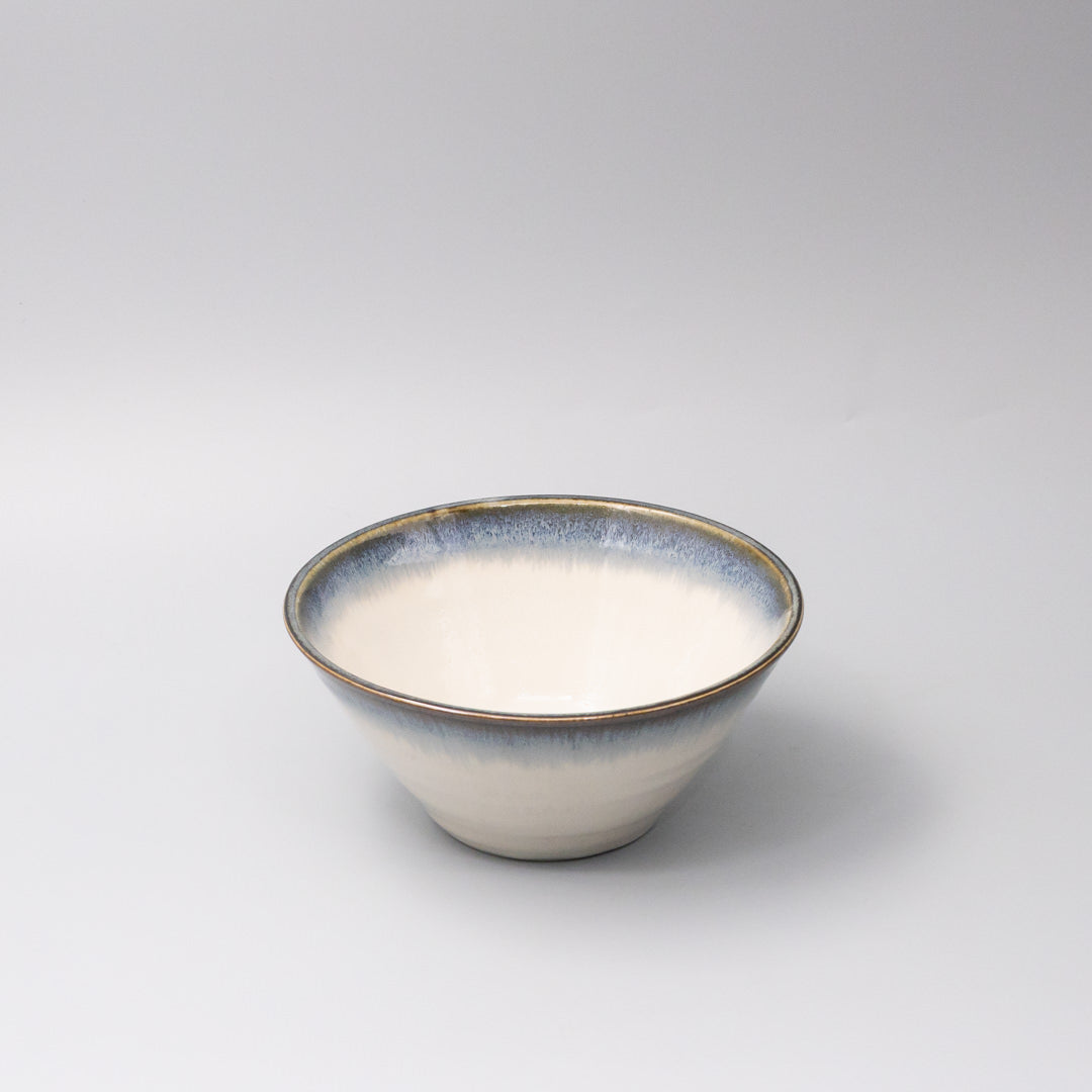 Bowl 20cm V Shape Aurora Glaze - Image 1