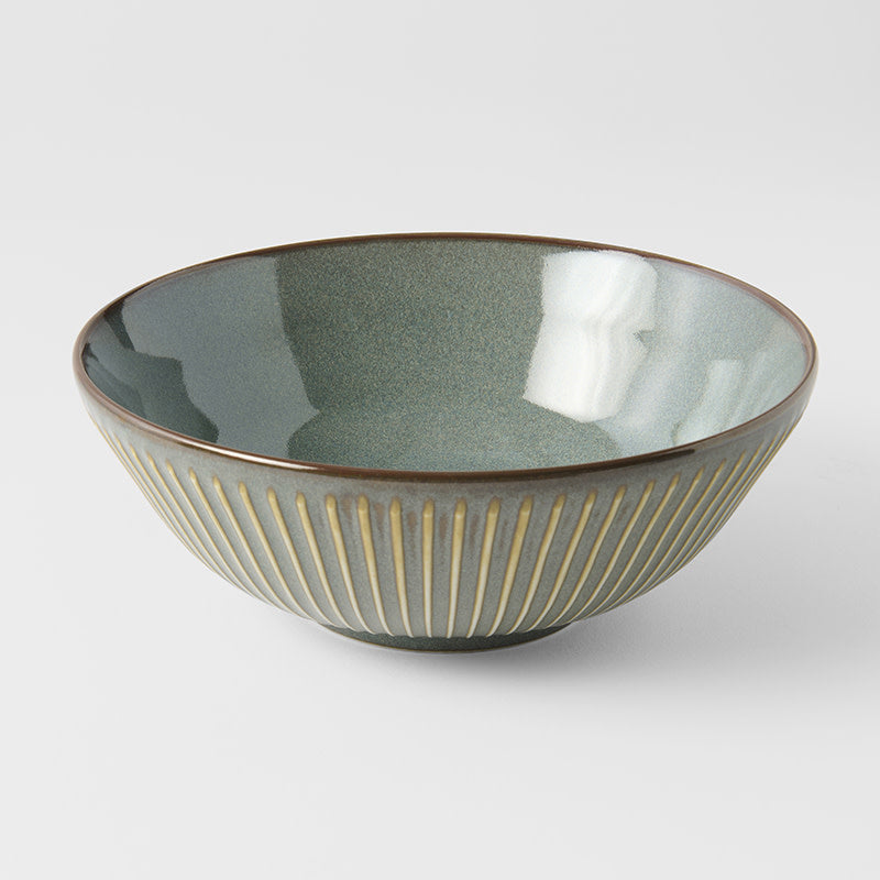 Bowl 21cm Green Sendan Glaze - Image 1