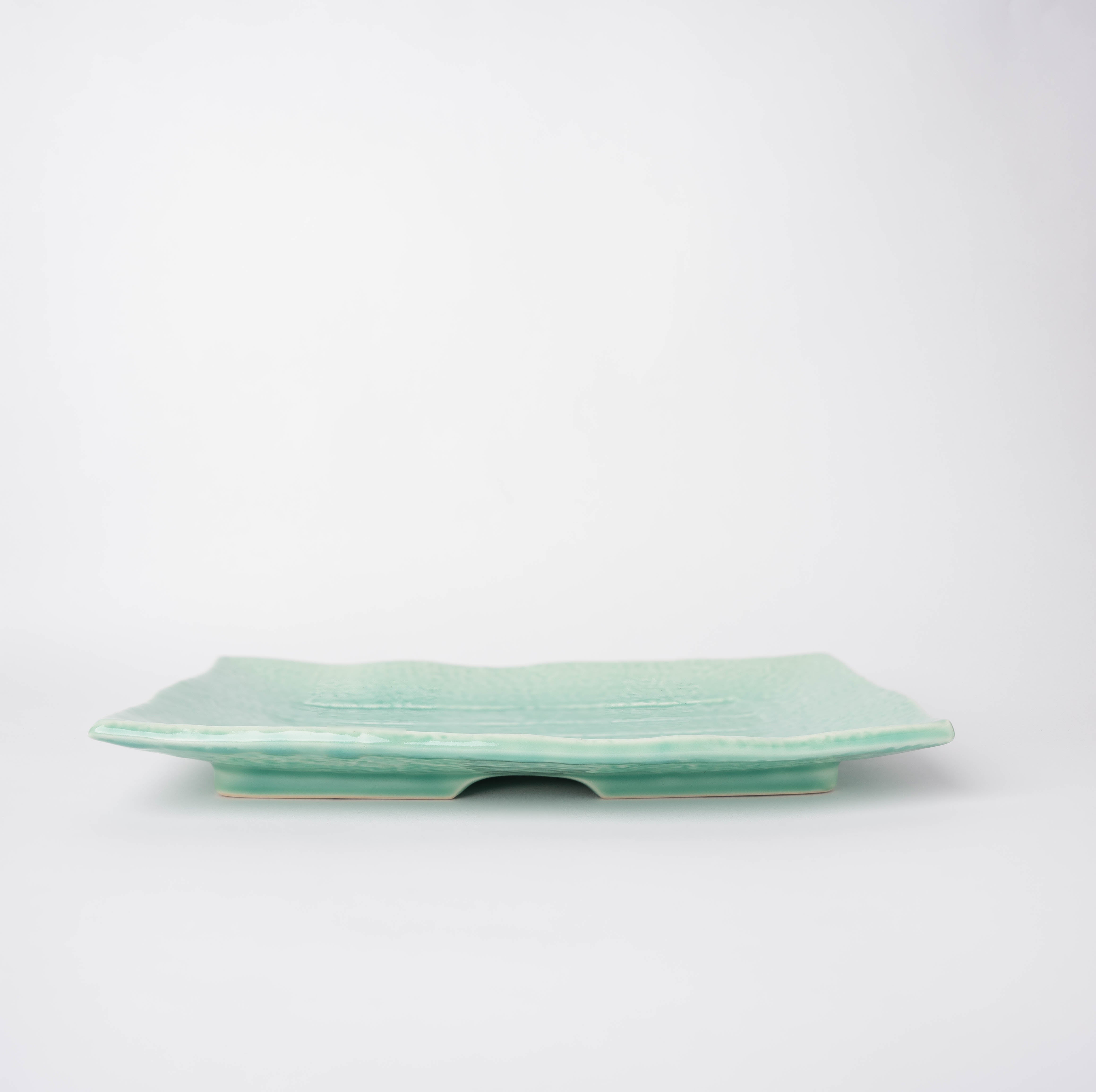 Serving Plate 28.5cm Celadon Glaze - Image 2