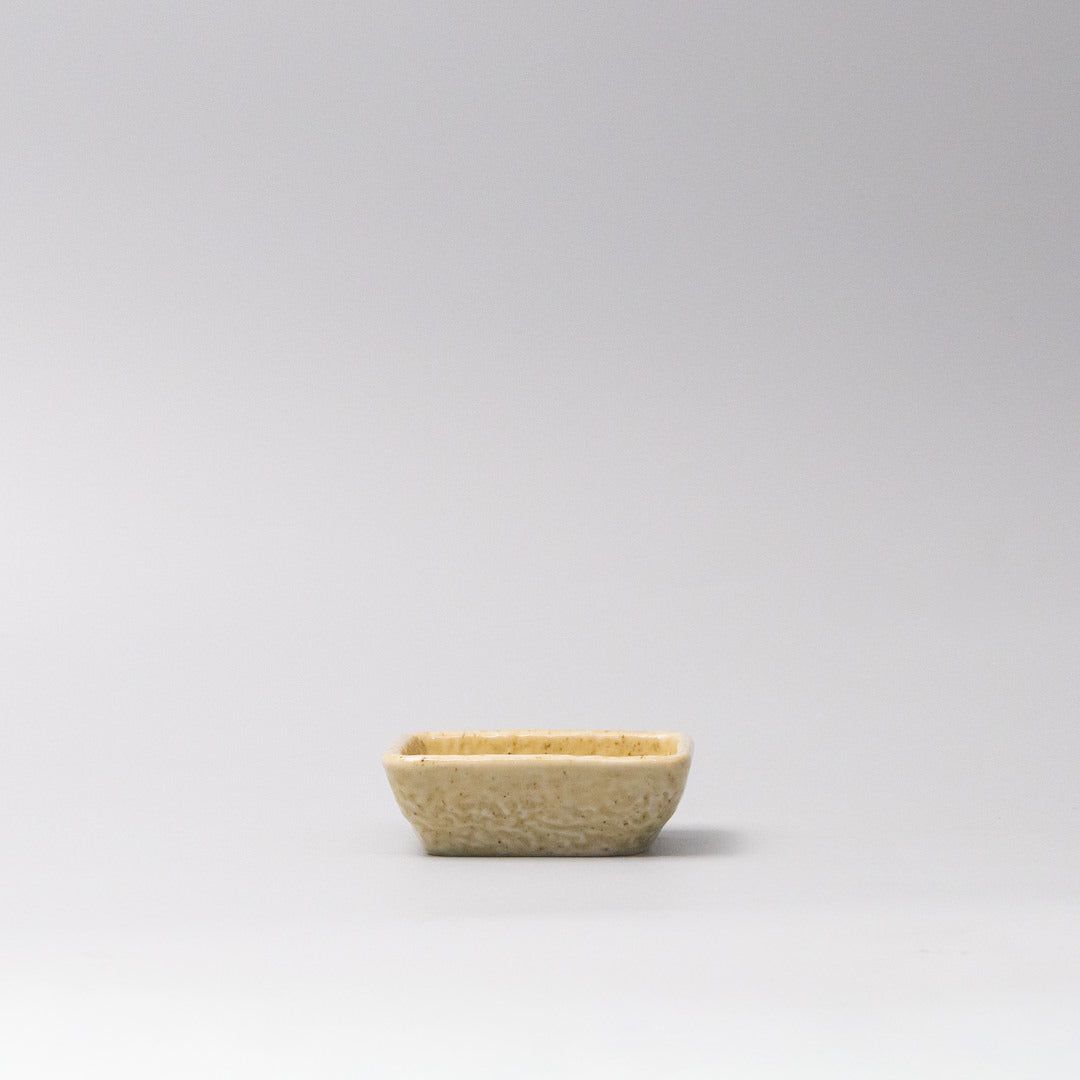 Sauce Dish Squared 8cm Biscuit Glaze - Image 4