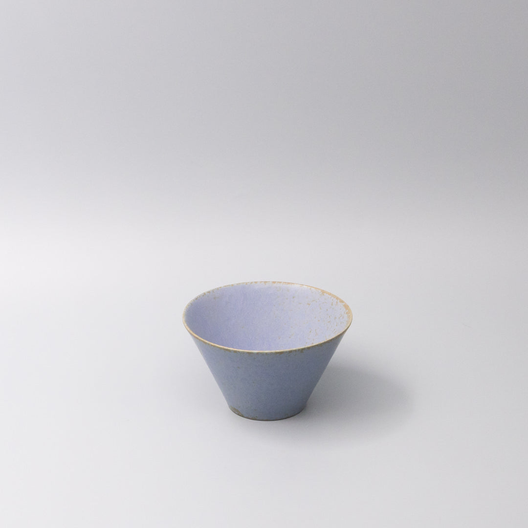 Bowl Fluted 13cm Blue Fade Glaze - Image 1