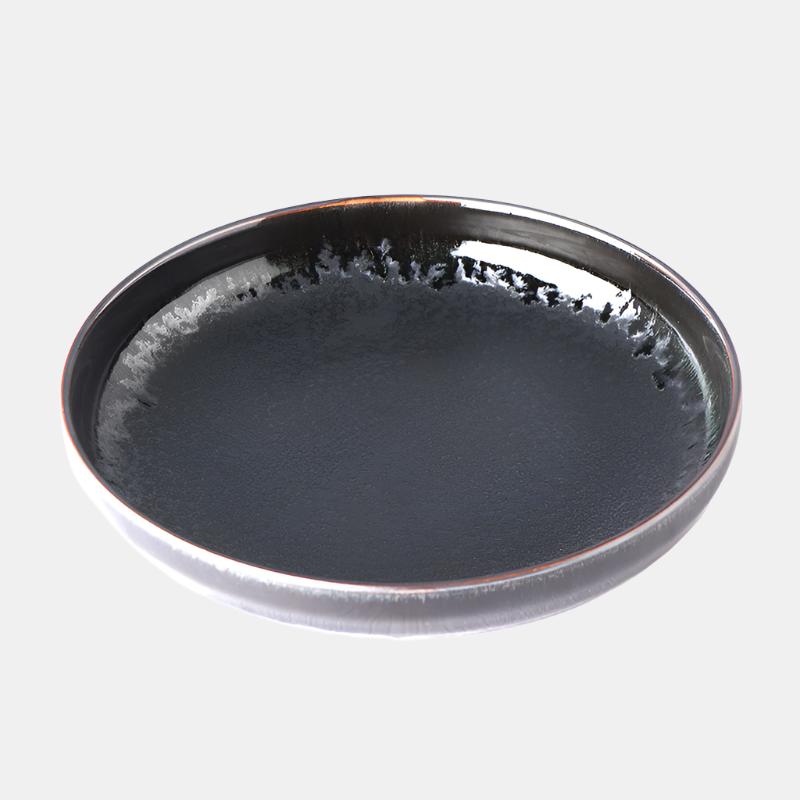 Plate High Rim 22cm Matt and Shiny Glaze - Image 1
