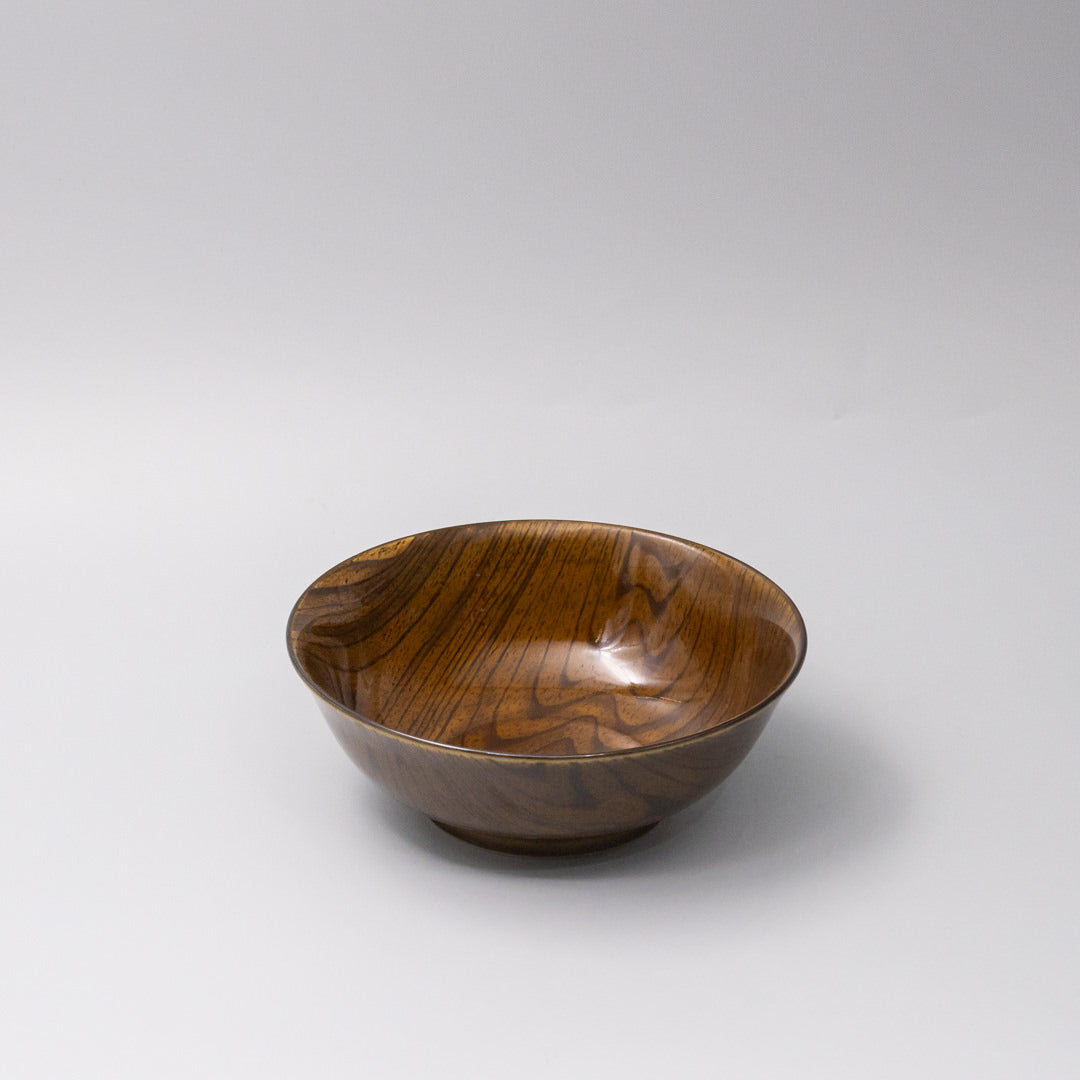 Udon Bowl 19cm Dark Kurumi Glaze - Image 1