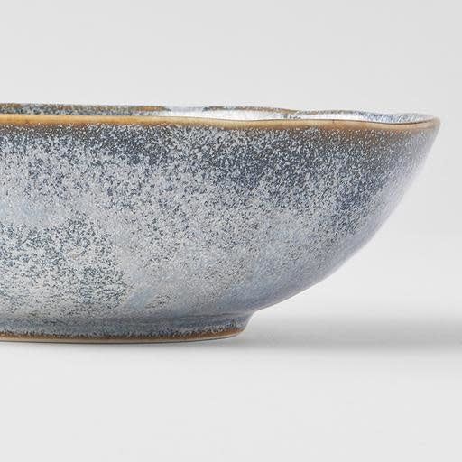 Bowl Oval 16cm Steel Grey Glaze - Image 4