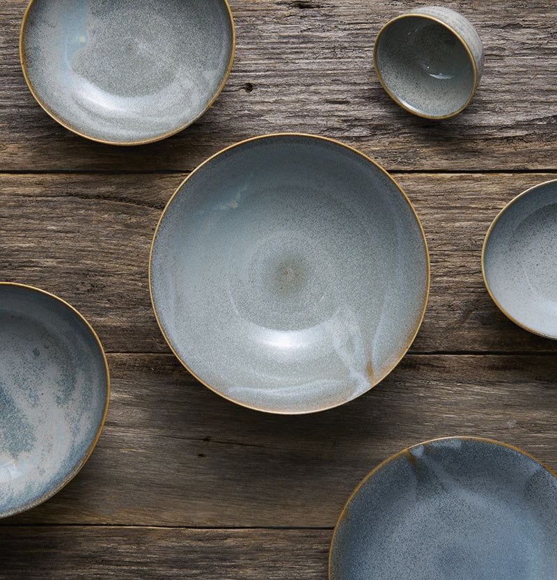 Bowl Oval 16cm Steel Grey Glaze - Image 5