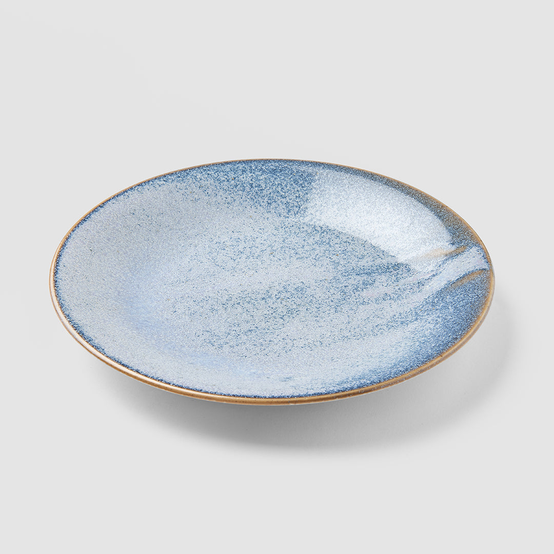 Side Plate 21cm Steel Grey Glaze - Image 1