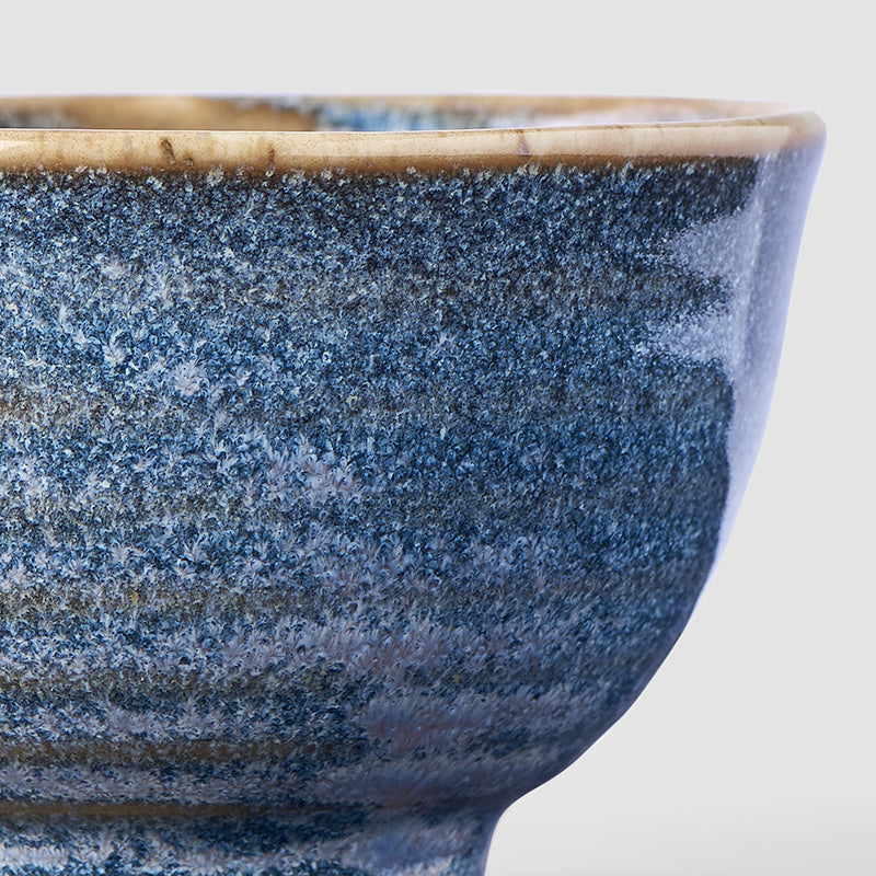 Tea Cup 120ml Steel Grey Glaze - Image 2