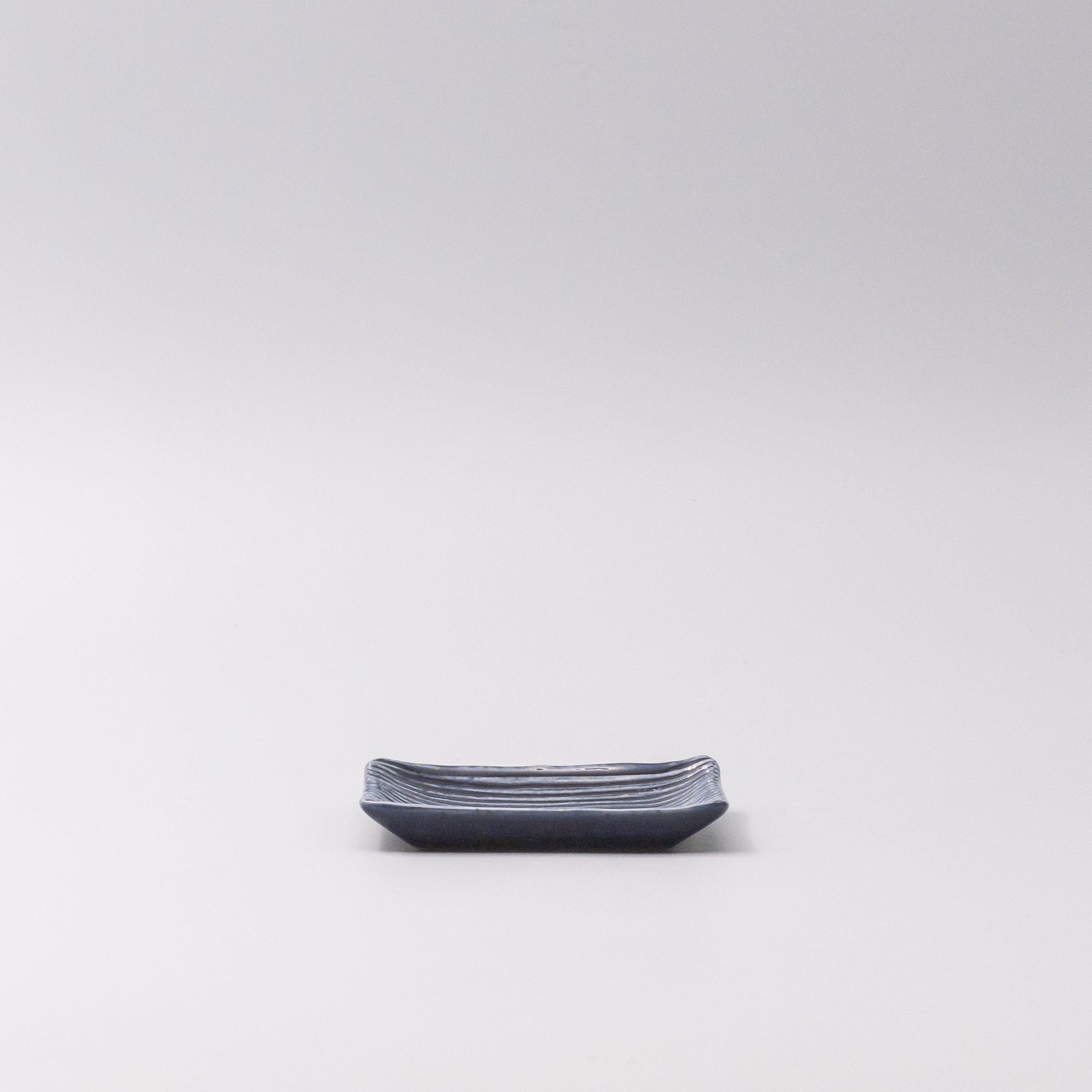Sauce Dish 10cm Mamezara Blue Contour Glaze - Image 3