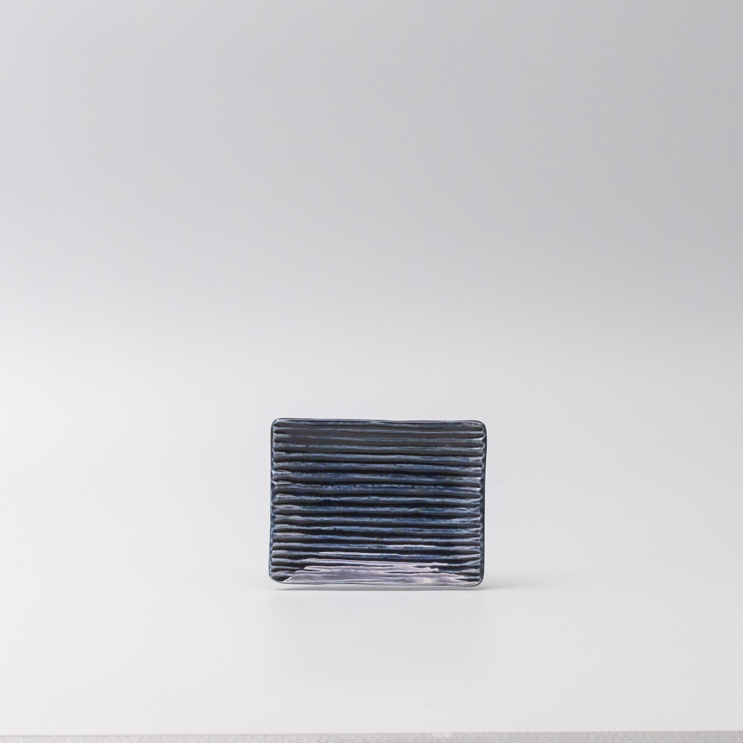 Sauce Dish 10cm Mamezara Blue Contour Glaze - Image 5