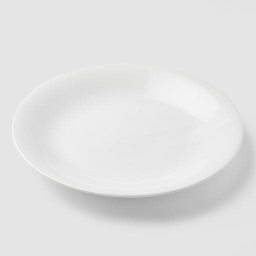 Side Plate 21cm Parchment White Glaze - Image 1