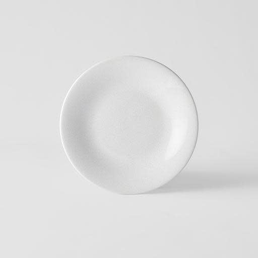 Tapas Plate 17cm Parchment White Glaze - Image 1