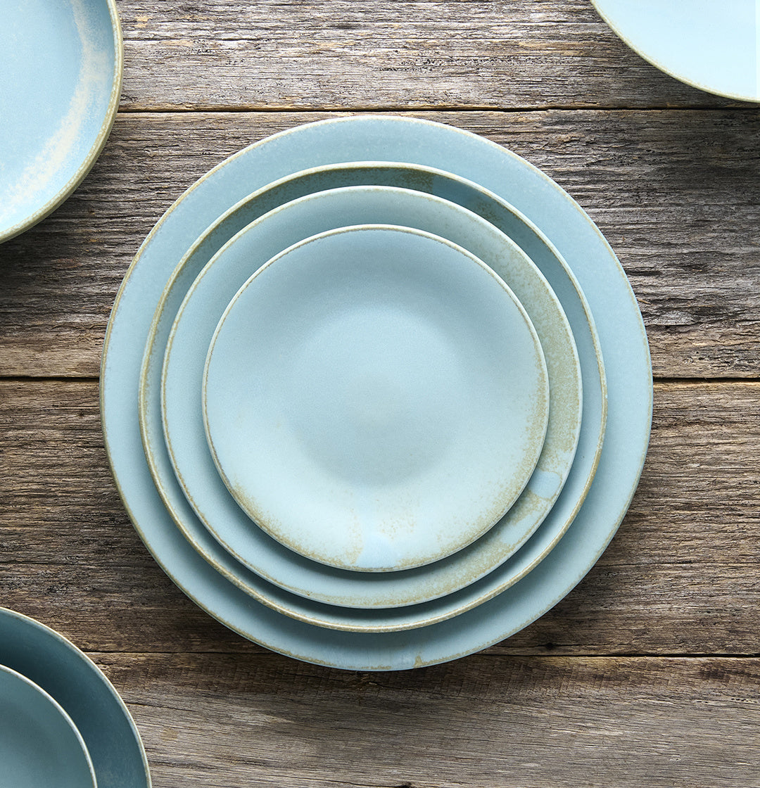 Tapas Plate 17cm Soda Blue Glaze - Image 5