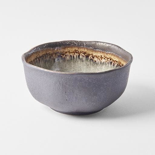 Bowl Organic 14.5cm Akane Grey Glaze - Image 1