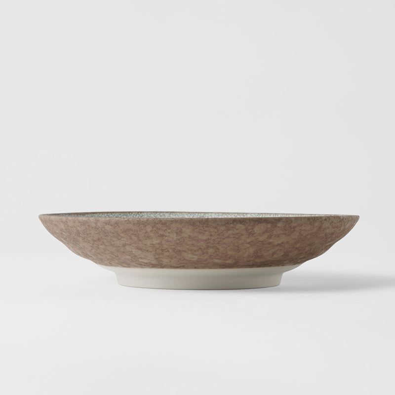 Pasta Bowl Flat 23cm Crazed Grey Glaze - Image 4