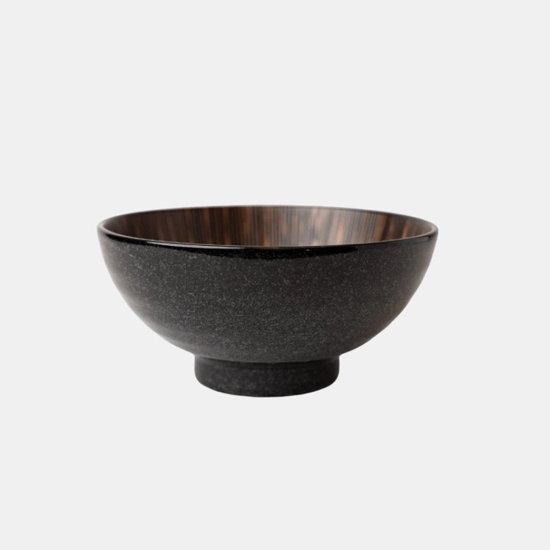Bowl 19.5cm Bronze Converging Glaze - Image 1