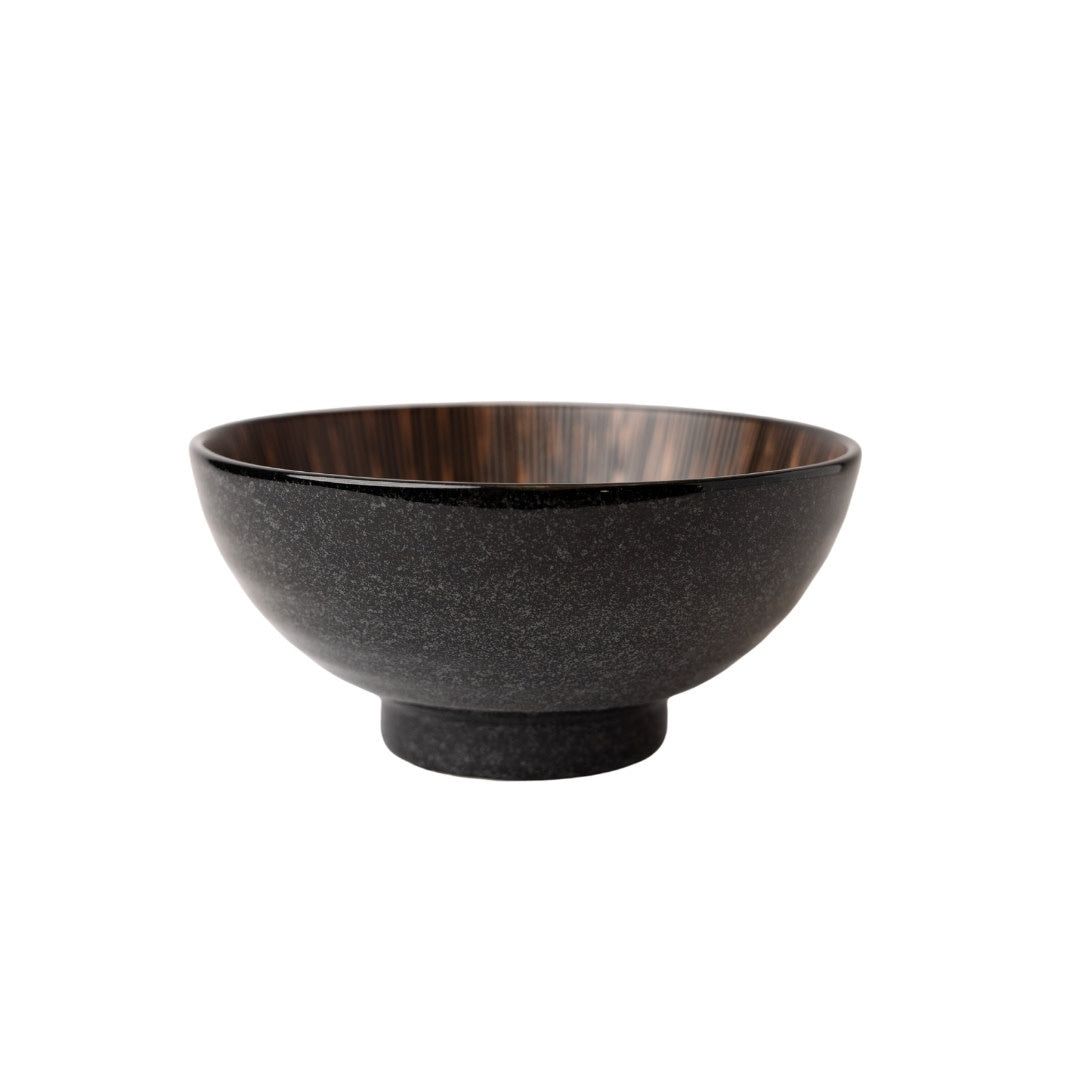 Bowl 19.5cm Bronze Converging Glaze - Image 2