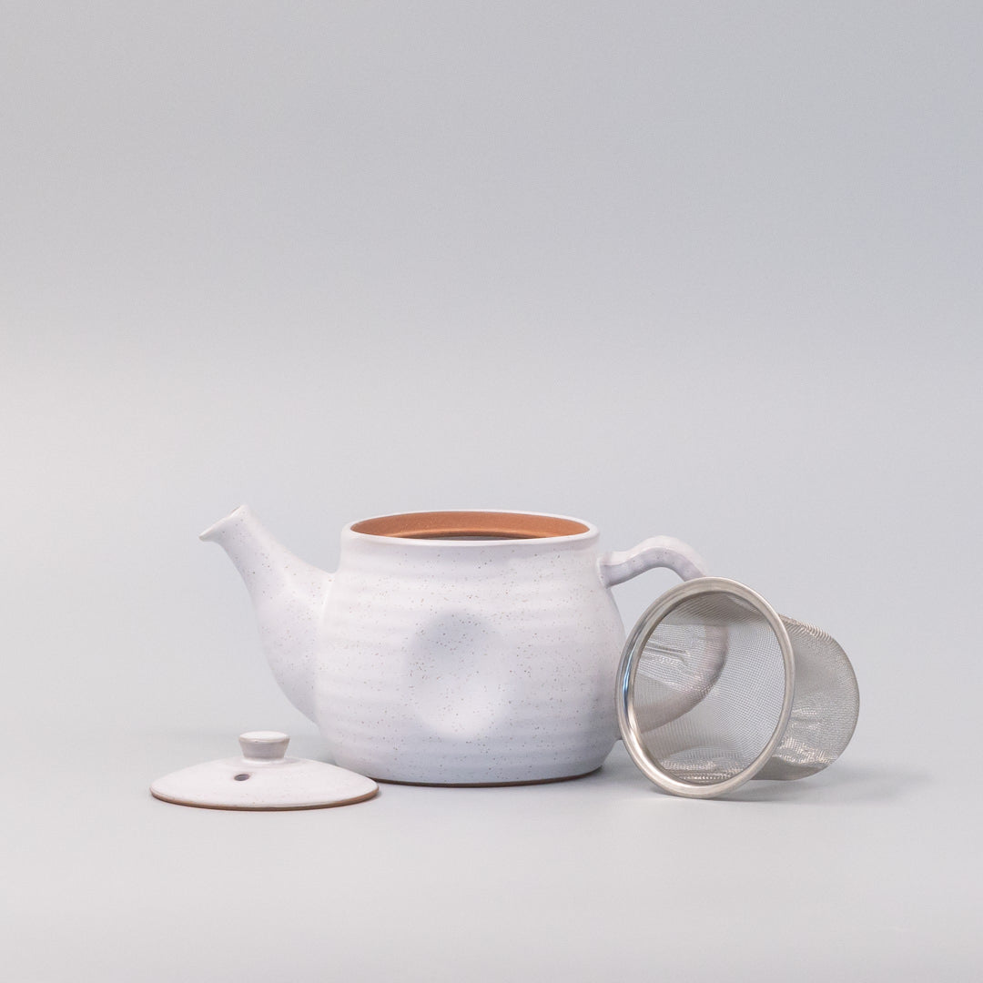 Teapot 300ml Speckled White Glaze - Image 1