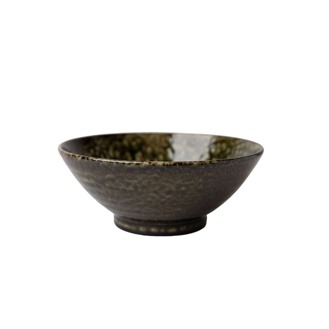 Bowl V Shaped 19cm Sage Glaze - Image 2