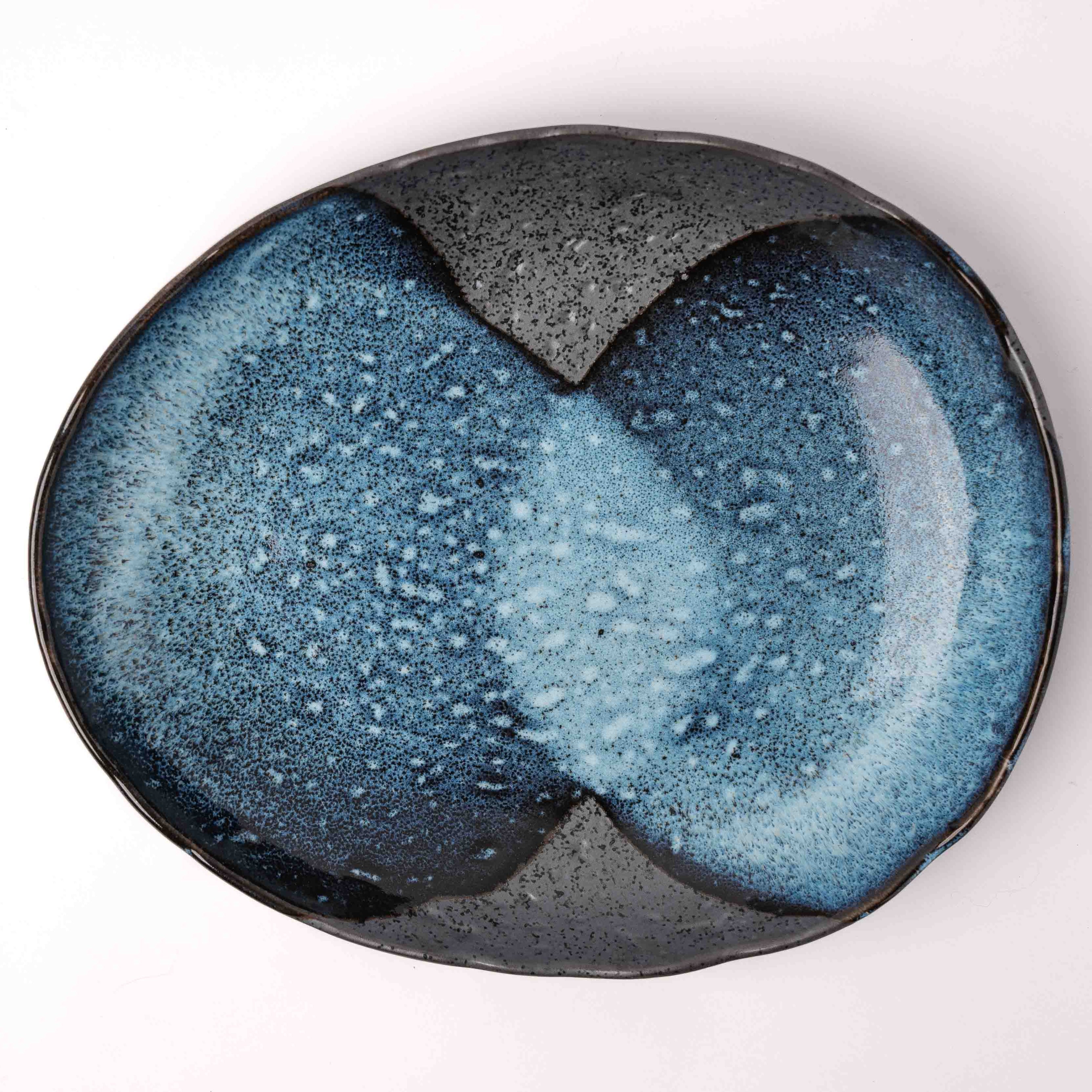 Organic Platter 31cm Storm Glaze - Image 2
