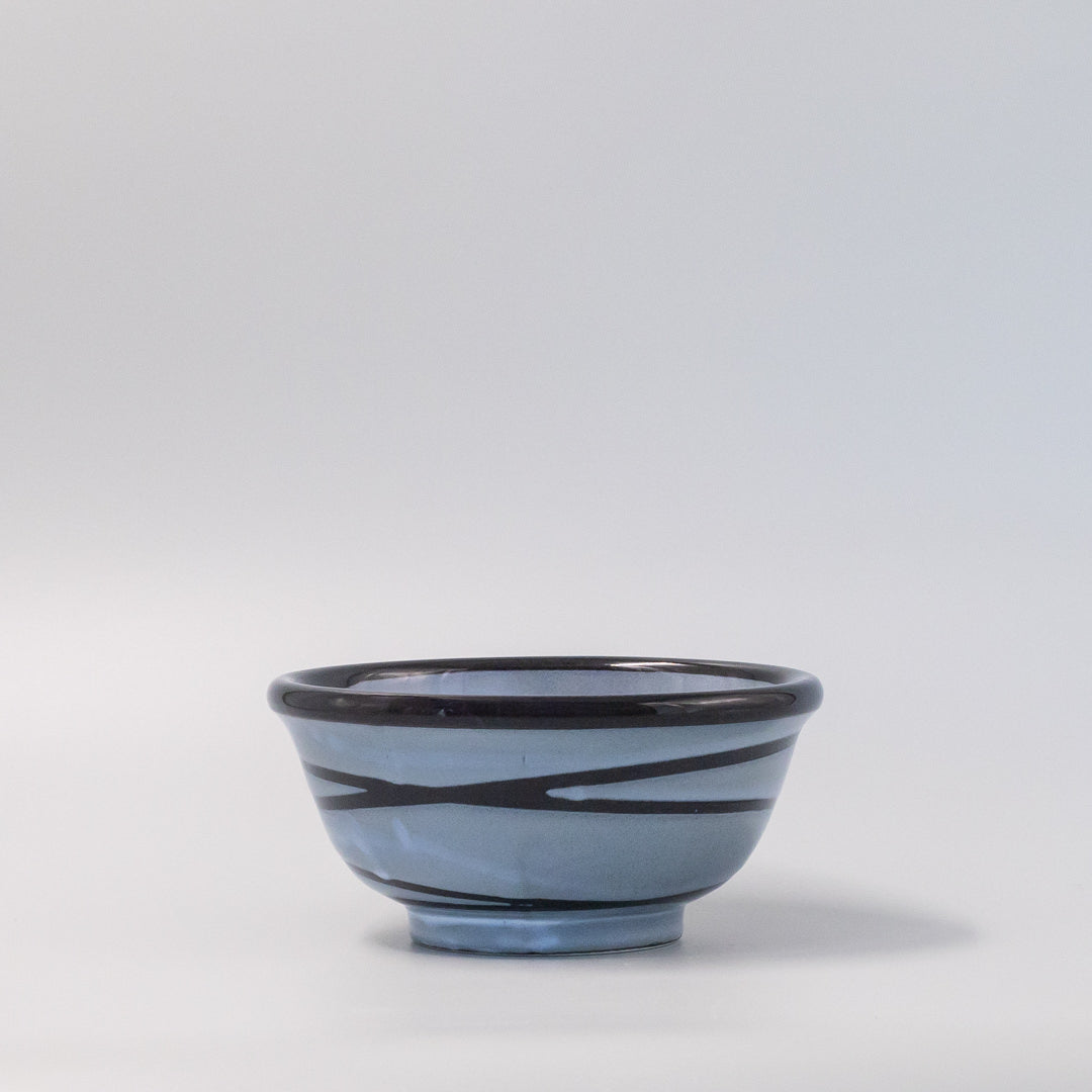 Udon Bowl 18cm Grey Mountain Glaze - Image 1