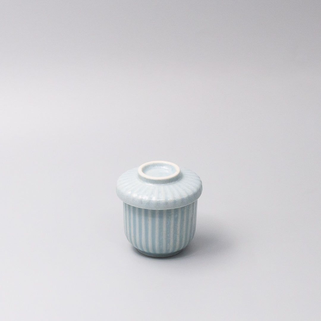 Cup Chawanmushi 170ml Aqua Glaze - Image 1